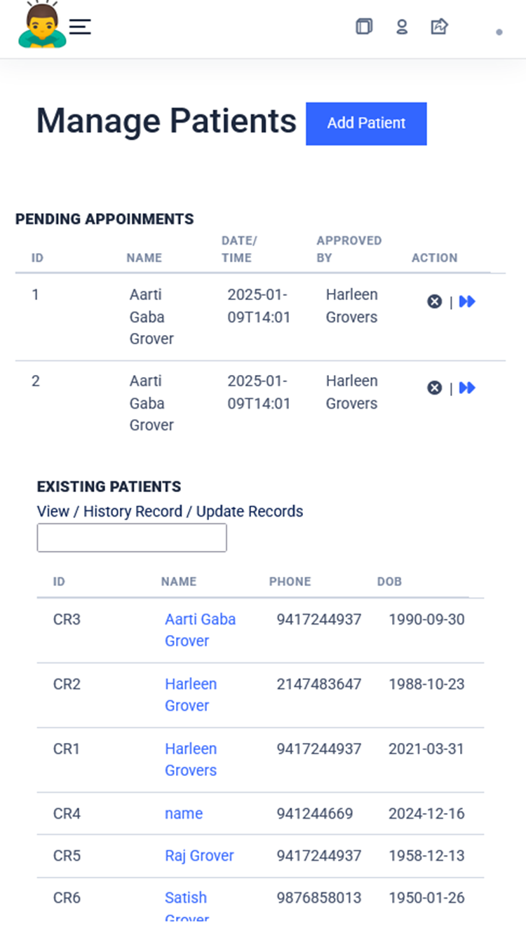 Digital Appoinment and Prescription